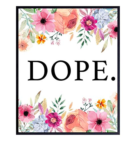 Amazon.com: Dope Wall Art - Contemporary Wall Art Poster - Contemporary Chic Home Decor for ...