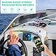 Geloo Marine Boot Stereo Radio Wasserdicht, MP5 Media Player mit 4.1” LED Digital Display, AM/FM Radioempfänger Universal für Boote, Yachten Marineboote, Boats