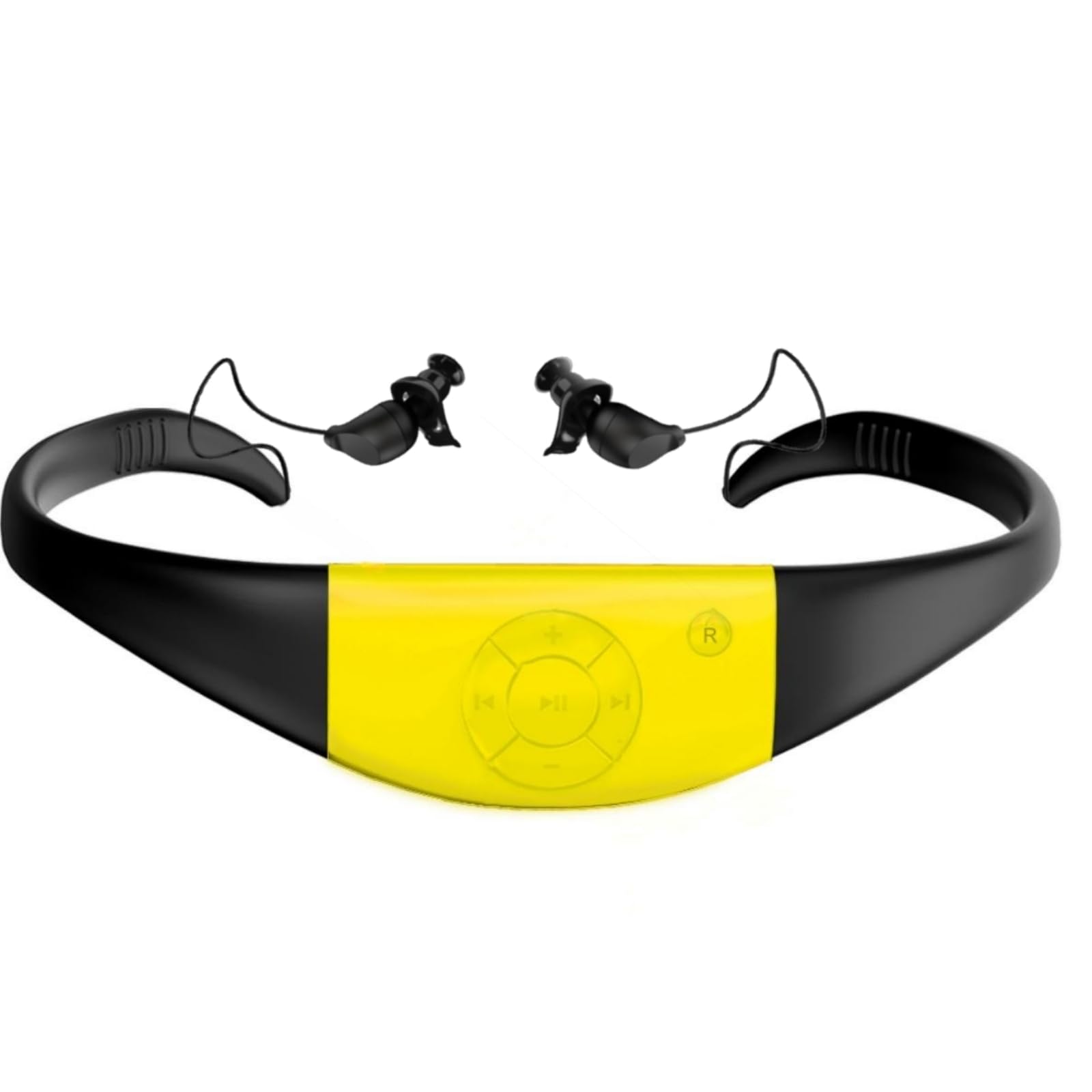 Tayogo Waterproof Mp3 Player for Swimming, IPX8 8GB Swimming Headset, Silicone Coated Waterproof Music Player, 20H Playing time, Underwater Mp3 Player Perfect for Swimming