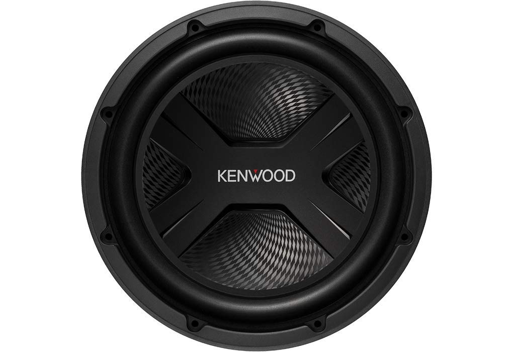 Kenwood KFC-PS2517W Subwoofer de 250mm | Altavoz Subwoofer para Coche con Potencia Nominal de Entrada 400W RMS, Cono de Polipropileno y Bobina de Aluminio para Mayor Conductividad Térmica