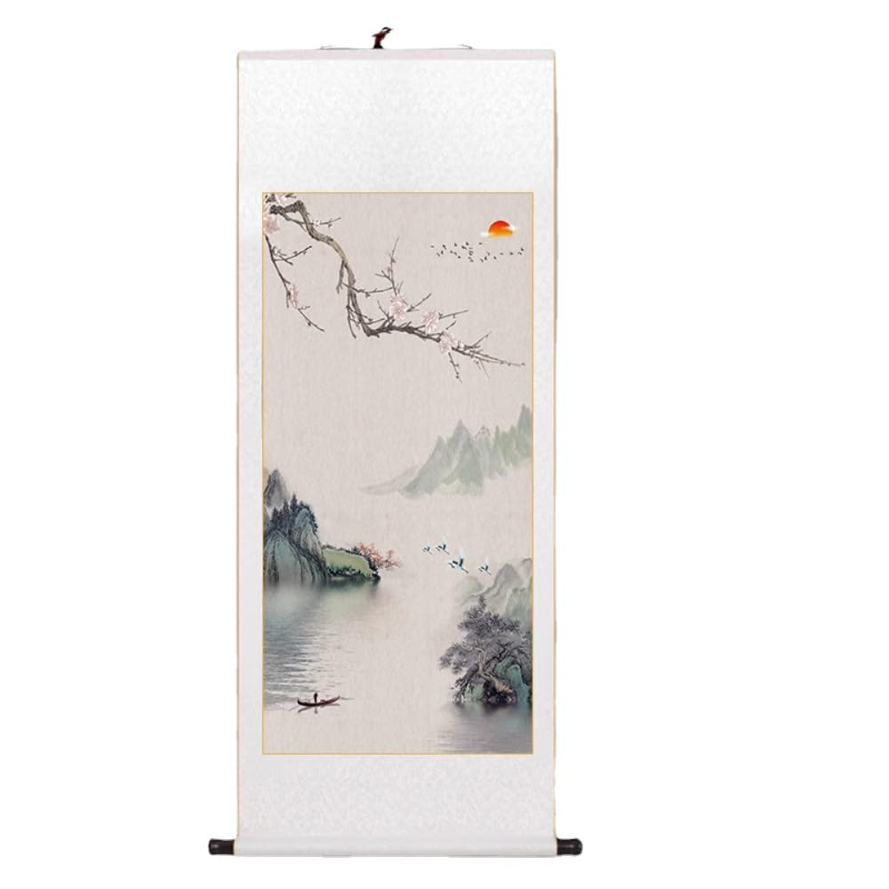 KEXYOAN Chinese Style Living Room Decoration Painting Scroll Hanging