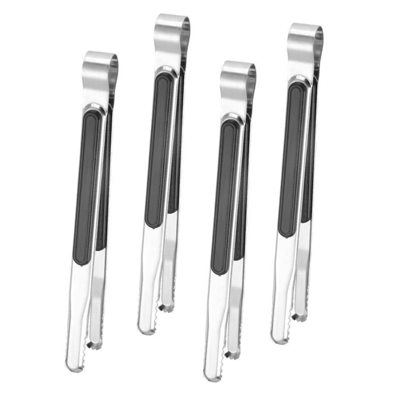 UKCOCO 3 Series Pinzas De Cocina De Inoxidable Antideslizantes Utensilios De Barbacoa Pinzas Multifuncionales Para Asar Y Servir Alimentos 4 Piezas X 3