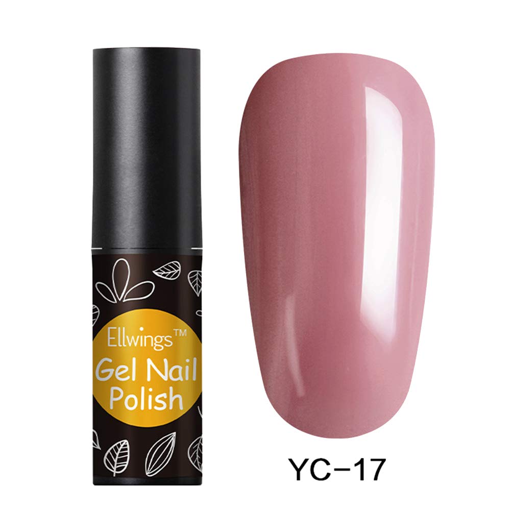 Gel Nail Polish By gLoaSublim,Extension Gel Polish UV LED Nail Art Shiny Solid Color Lacquer Manicure Varnish - 17#