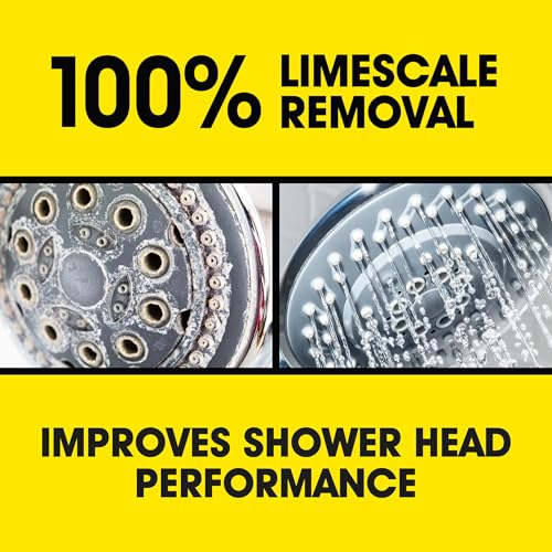 Image of Kilrock Limescale Remover Power Spray Cleaner 2 x 500ml - Rapid Action Formula - Destroys Hard Water Stains, Soap Scum, Dirt, and Grime - Perfect for Bathrooms, Sinks, Shower Screens, Toilets, Baths