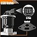 EGR Valve EGV658 Compatible for Acura CL MDX RL TL, Fits for Honda Accord Pilot Ridgeline Odyssey, for Saturn Vue 2004-2007 3.5L EGR Valve Exhaust Gas Recirculation Valves Replace 12581515,18011P8AA00