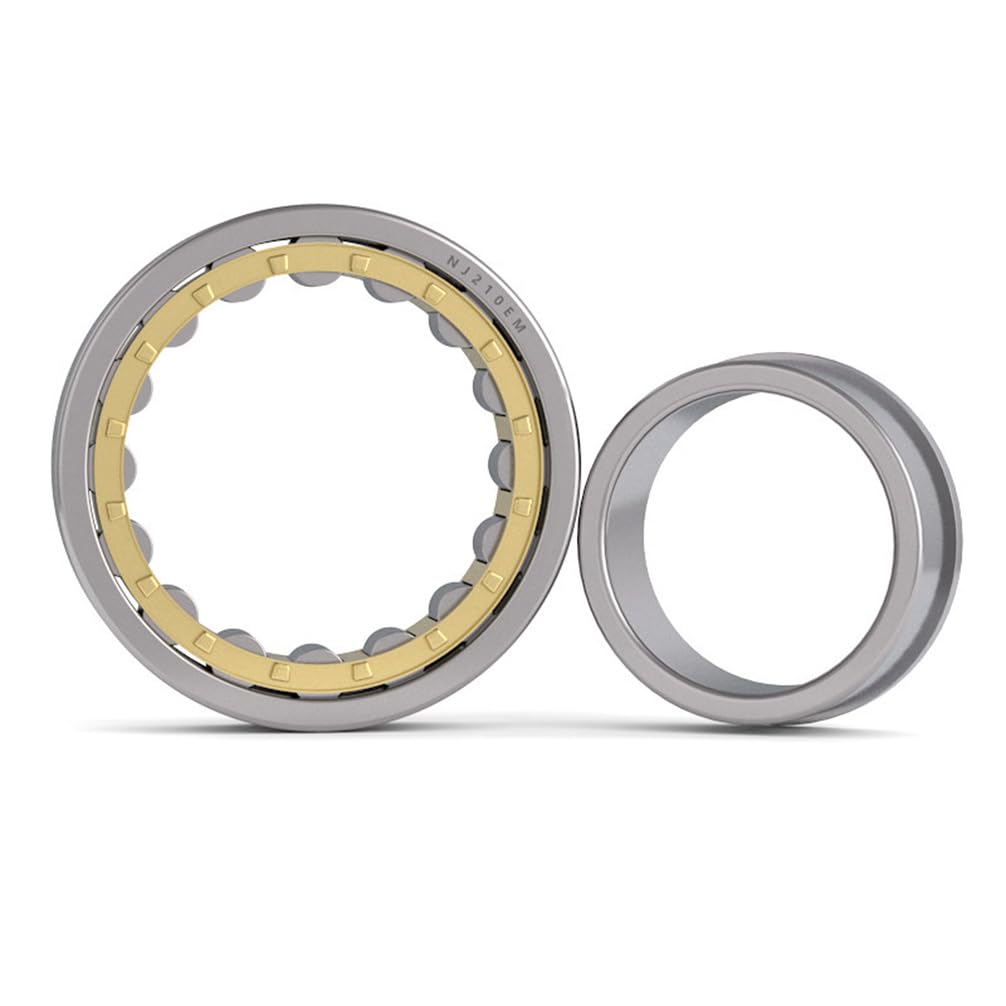 1 pieza NJ219 EM rodamientos de rodillos cilíndricos 95 mm x 170 mm x 32 mm Resistencia a altas velocidades y altas temperaturas Rodamientos de rodillos cilíndricos de una hilera