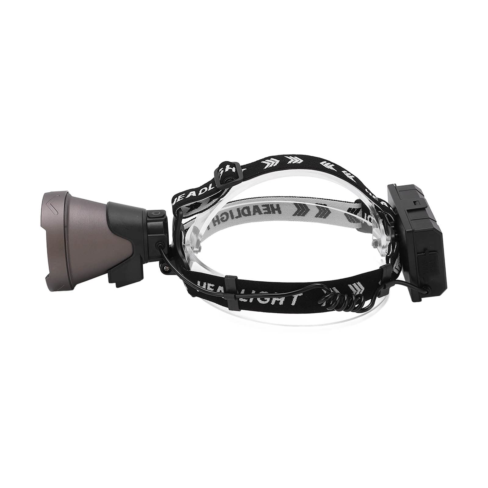 Lampe Frontale LED Haute luminosité, Rechargeable par USB, étanche, pour Camping, Randonnée, Pêche, Activités de Plein Air, Alliage D'aluminium