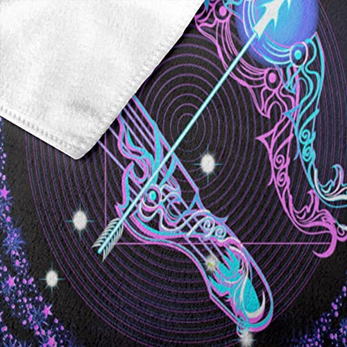 Constellation Bath Towels Zodiac Sign Sagittarius Absorbent Washcloths Multipurpose Lightweight Thin Pool Towel For Bathroom, Hotel, Gym, Spa And Beach #TOP4