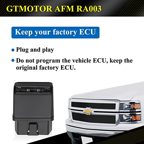 RA003 Active Fuel Management Disabler Device, AFM/DFM Disabler Device Compatible with most GM V6 and V8 Vehicles