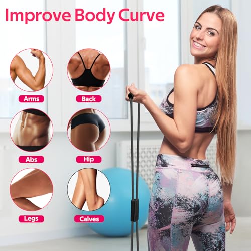 Image of WALITO Home Pilates Kit for Women,Pilates Ring Set with Magic Circle,Resistance Bands,Figure 8 Workout Bands,Mini Ball, Compact Toning Fitness Essentials Starter Set Accessories Gift