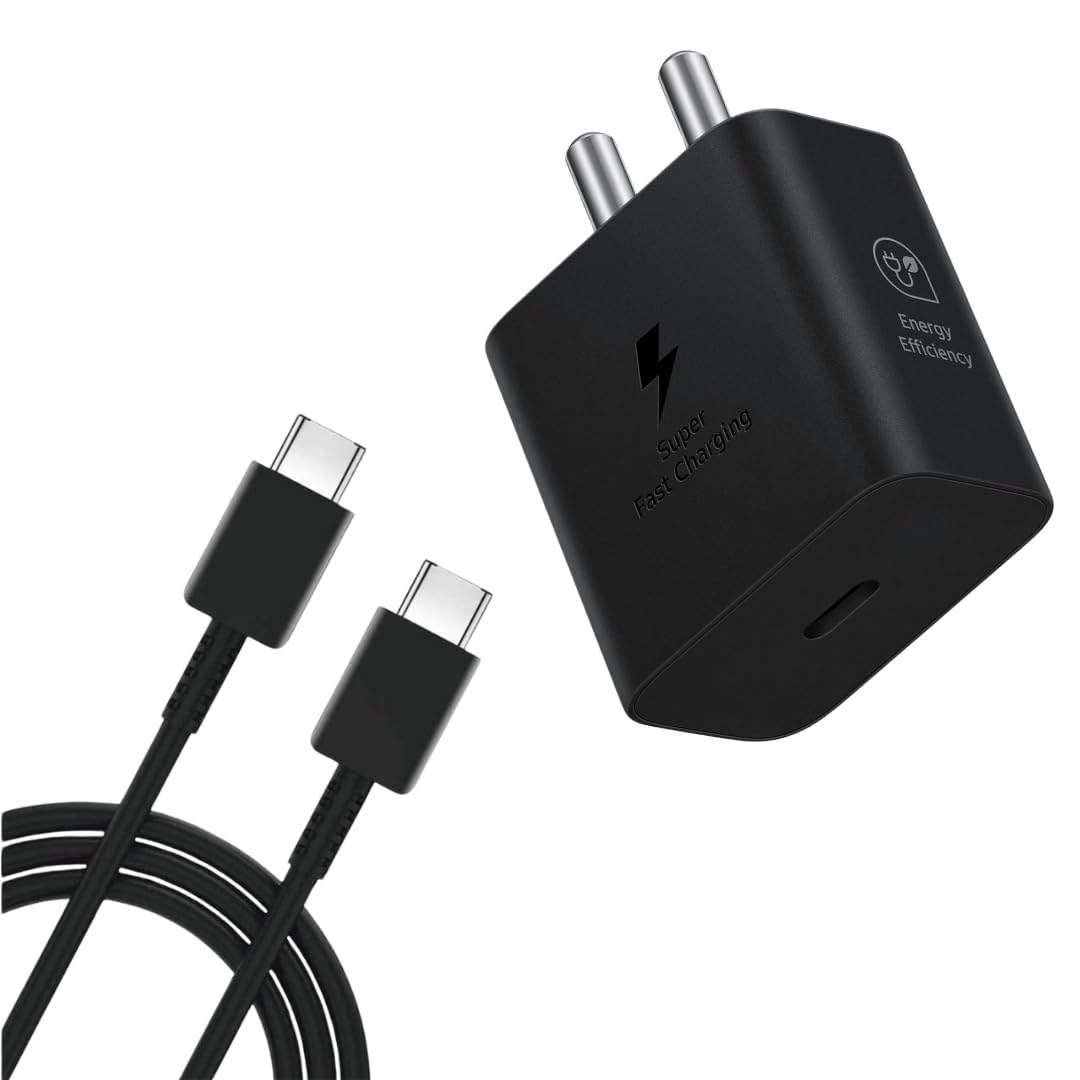MMAK 25W Type C Port Super Fast Charging, PD 3.0 PPS Wall C to C Charger Adapter Compatible with Samsung Galaxy A35/M35/A55/M55/M15/F15/A15/A14/A25/M14/M34/F34/A34/S24 Ultra (with Cable- Black) (B0D9Y8G9BM) Amazon Price History, Amazon Price Tracker