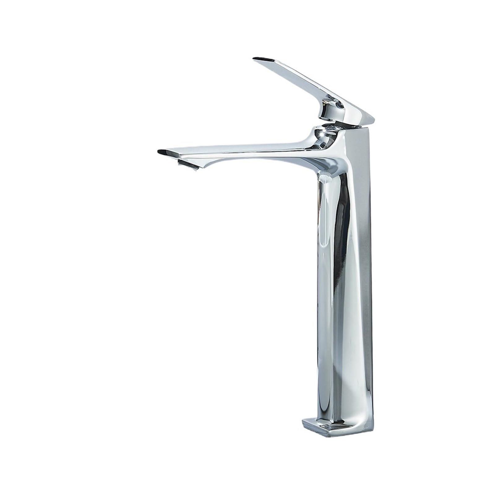 Ckafzmyjqbt White High Chrome Basin Faucet Wash Sink Faucet Black Bathroom Basin Taps White Hot Cold Water Mixer Tap Basin Sink Mixer(White High)