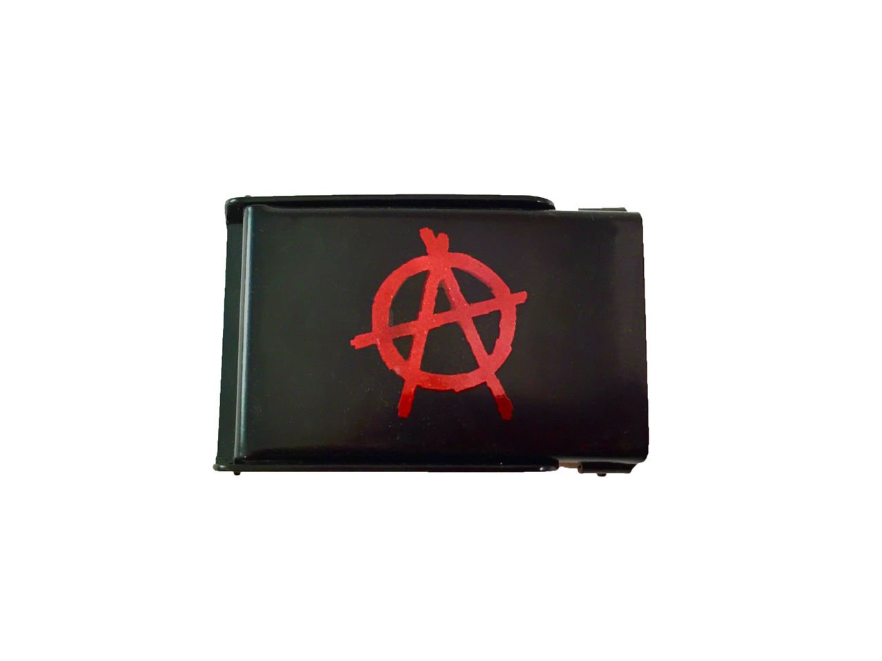 EDNA Black Flip Type Buckle for Web Belts Anarchy Design