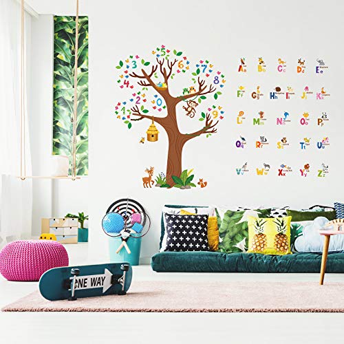 Zonon 3 láminas decorativas de vinilo para pared miniatura 4