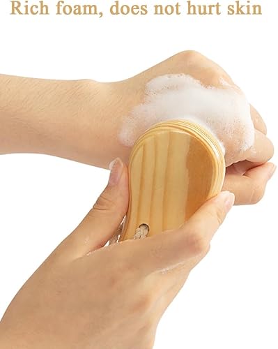 Miniatura 5 de 2 cepillos de limpieza facial manual de cerdas suaves, cepillo de limpieza profunda para limpieza profunda, masaje y exfoliación