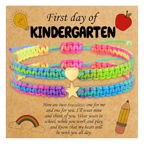 C-leen First Day of Kindergarten Gifts, Colorful Adjustable First Day of...