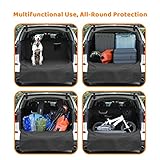KYG Universal Kofferraumschutz mit Seitenschutz 185 * 115 * 48cm Universal Hundedecke XL Wasserdicht, rutschfest, Kratzfest, Kofferraumdecke für Auto, Kombi, Van & SUV, Schwarz