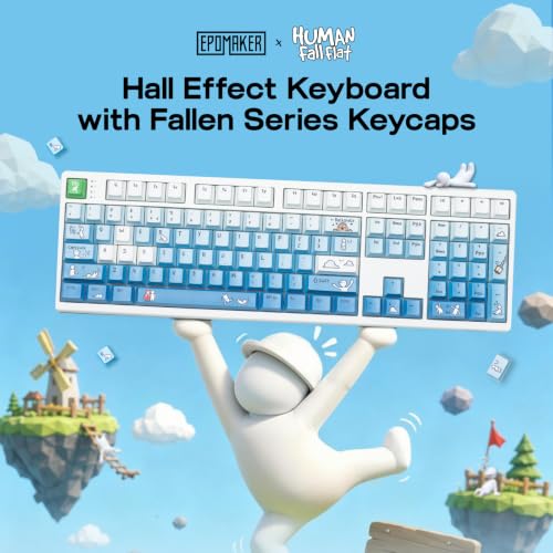 Image of EPOMAKER HE108 Wireless Gaming Keyboard, 8K Polling & 10000mAh, SOCD & DKS