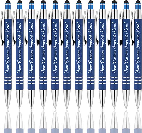 Personalized Pens - Hottie Rubberized Soft Touch Ballpoint Pen with Stylus tip is