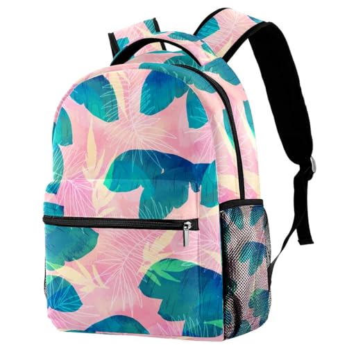 Sac à dos d'école pour adolescentes filles et garçons avec grand compartiment