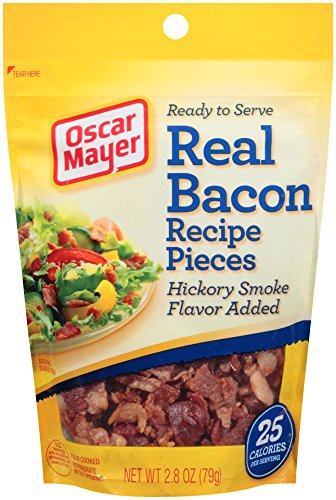 Oscar Mayer Bacon Recipe Pieces (2.8 oz Packages, Pack of 6)