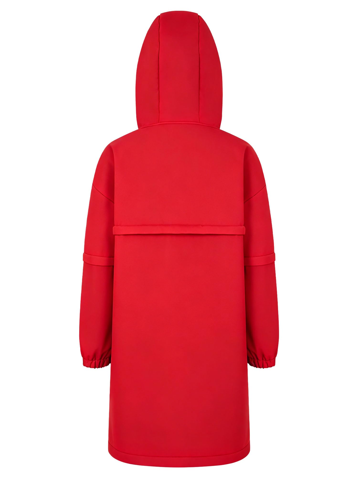 Runhomal Kinder Badeponcho Flanell Bademantel Kapuze Poncho Mit Taschen Zip Cover Up Schwimmjacke Laufjacke Leichte Funktionsjacke Schnelltrocknende Schwimmrobe