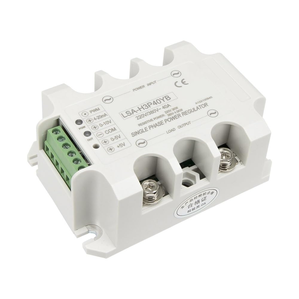 YLQUXEUV LSA-H3P40YB single phase AC 40A 220V/380V solid state voltage regulator/power regulator module