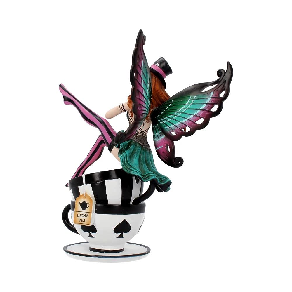 Nemesis Now Hatter Figurine en résine Bleu Sarcelle Taille Unique 16 cm