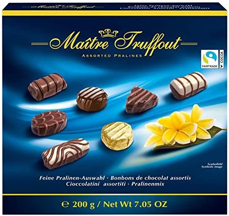 1 Caixa de Bombom Austríaco, Praliné, Maitre Truffout