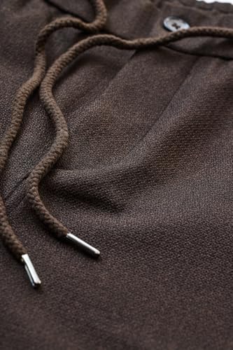 Image of SNITCH Men Chinos | Slim Fit Mid Rise Solid Pattern | Cotton Blend with Medium Stretch & Smooth Texture | Button & Zip Closure for Casual & Street Wear