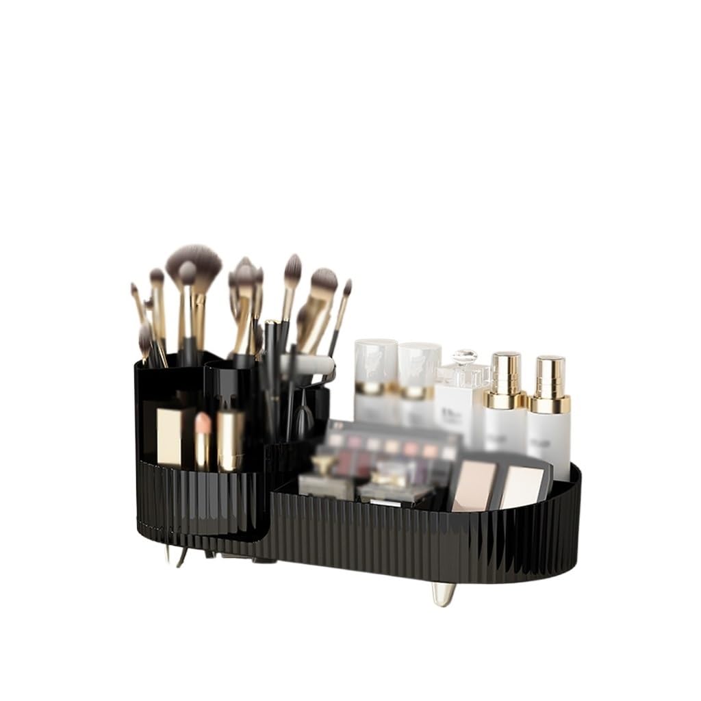 Boîte de rangement cosmétique argentée pour ranger tout son maquillage