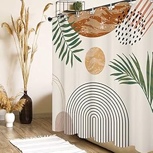 Giumsi YL-408 Zasłona Prysznicowa Boho 183x183 cm