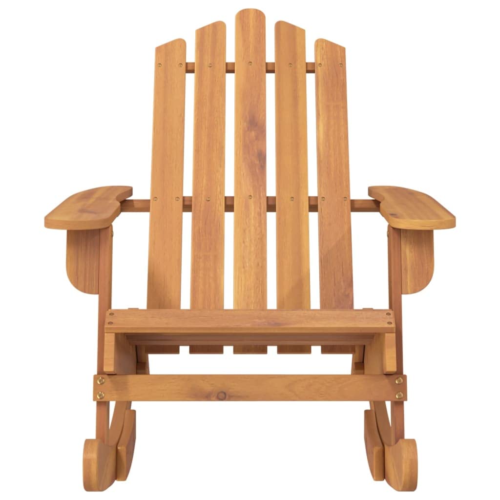 vidaXL Silla Mecedora Adirondack Madera Maciza Acacia