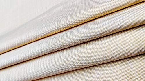 Image of JHABAK'S Unstitched Polycotton Giza Cotton Shirt Fabric For Men - Combo Pack of 2-1.60m Shirt Cloth Piece - 58 inch Width
