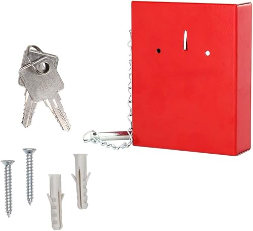 Miniatura 5 de Rottner Caja de llaves de emergencia de metal montado en la pared armario rompible con martillo encadenado 1334 NSK1 vidrio roto para apartamentos