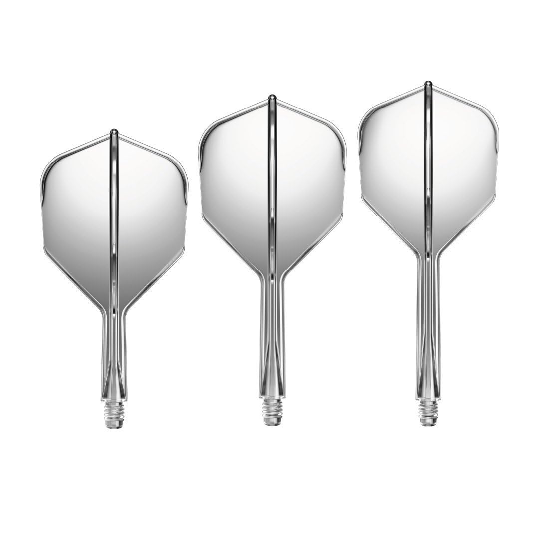 GOAT โ Air Clear No6 Inbetween Dart Flights, 3 Plastic Flights with Shafts, Dart Accessories โ image 1