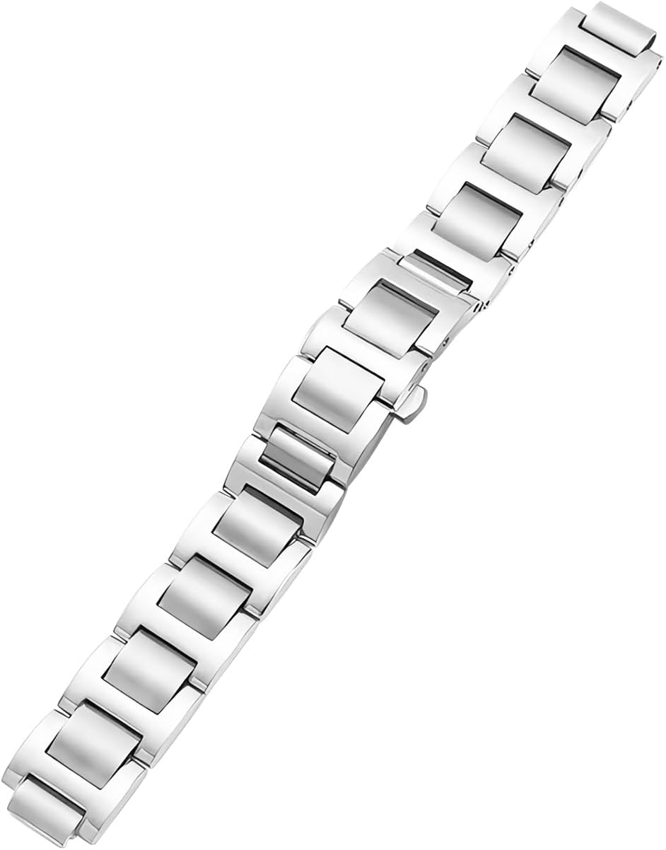 Watch Band Bracelet Replacement For Cartier Ballon Bleu 28Mm/36Mm/42Mm Stainless Steel