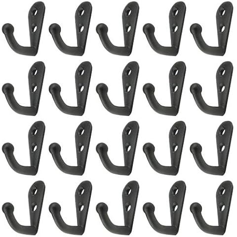 TOVOT Wall Mounted Single Coat Hanger Hook Utility Robe Hooks Rustic Heavy Duty with Mount Screw for Bathroom,Kitchen,Bedroom Cover