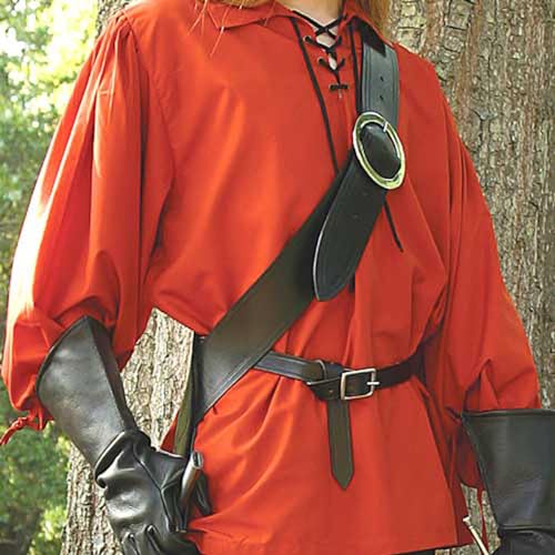 Windlass European Baldric for Left-Handed Enthusiasts – Stylish and Functional Sword Carrier