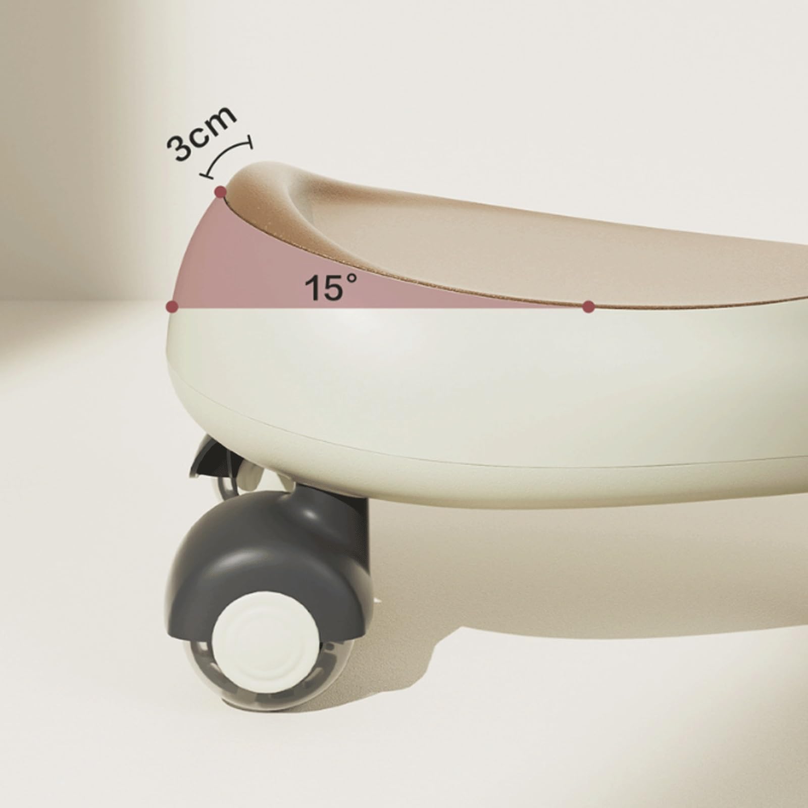 Wiggle Car For Kids Ride On Toy Cichy dźwięk koła i lekka jazda na zabawkach | Model muzyczny dla dzieci w wieku od 3 lat