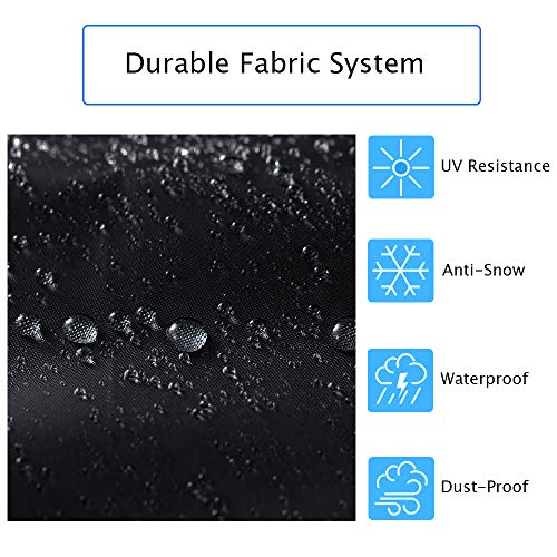 Shieldo Patio Umbrella Covers,Light-Weight and Durable Cantilever Umbrella Cover,420D Waterproof Patio Umbrella Covers for 9ft with Push Rod