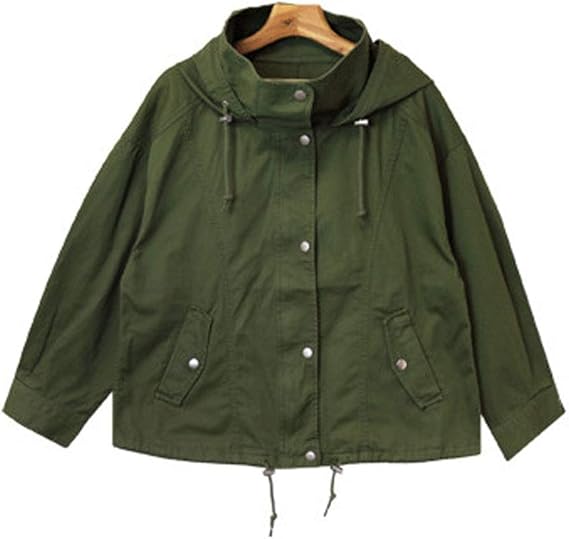 Amazon ジャケット レディース マウンテンパーカー スプリングジャケット 女性 アウター ジャケット 春物 春コート スプリングコート 春 ジャケット M カーキ 即納 コート ジャケット 通販