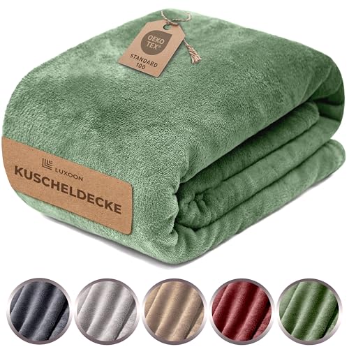 Luxoon Fleecedecke Flauschig Warm Winter – Kuscheldecke für Gemütliche...
