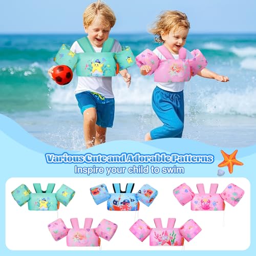 Image of MoKo Toddler Arm Floaties 20-50lbs, Swim Vest Water Wings for Kids Pool