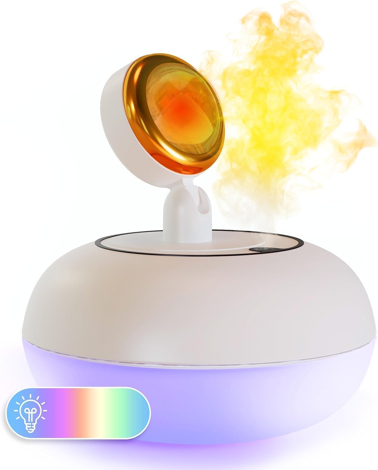 Oil Diffuser, Upgraded Diffusers for Essential Oils Aromatherapy Diffuser Cool Mist Humidifier with Colors Lights Waterless Auto Off for Home Office Room-image-45