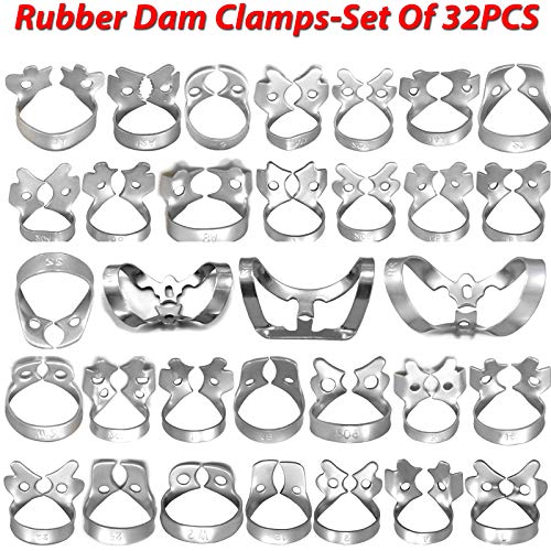 Medspo QT-YCN5-0417 Professional Dental Rubber Dam Clamps thumb #1