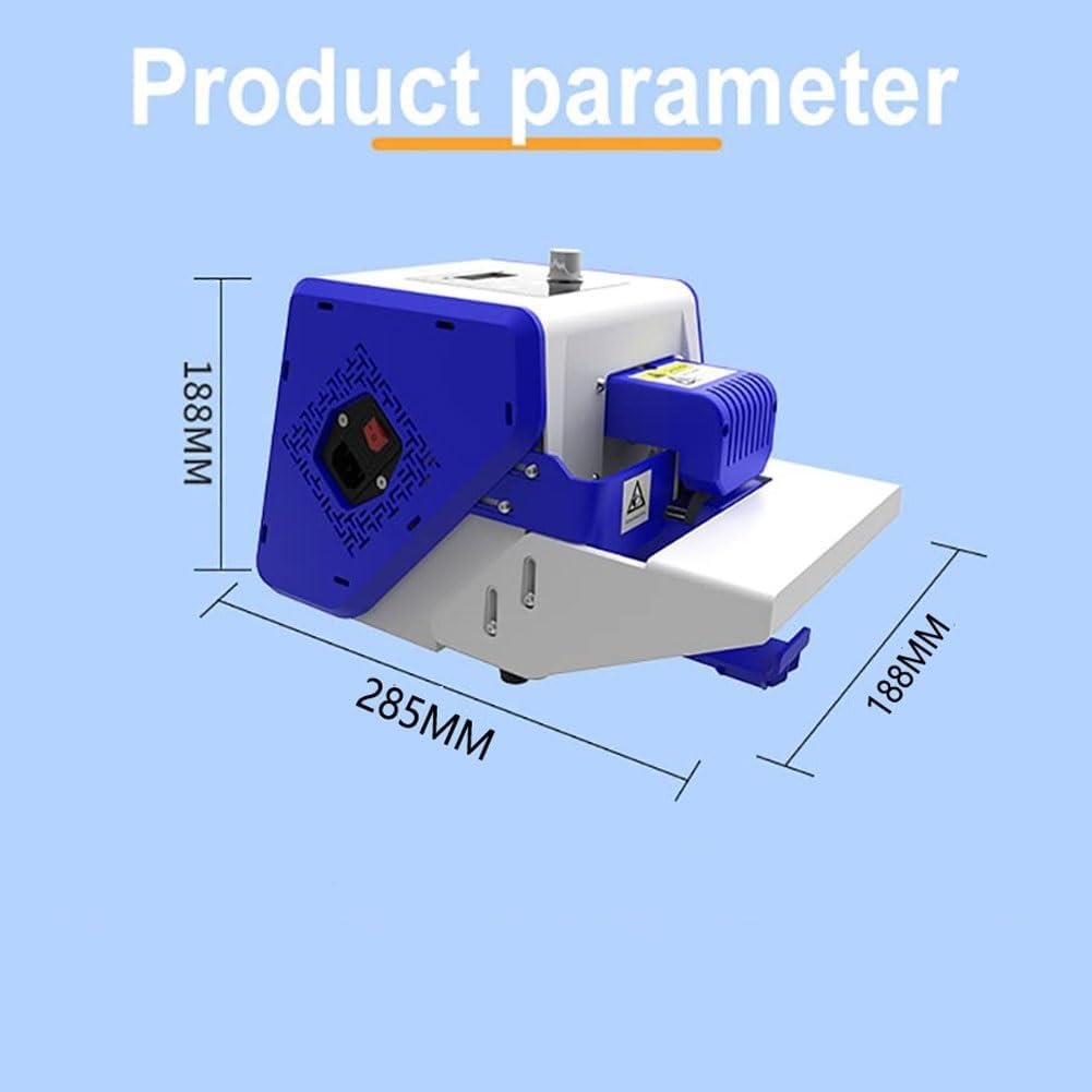 Máquina automática de sellado de bolsas, Máquina de sellado continuo, 300 W 6 M/min, Máquina envasadora en rollo de 2500 bolsas/H, Temperatura de sellado térmico: 80-200 °C