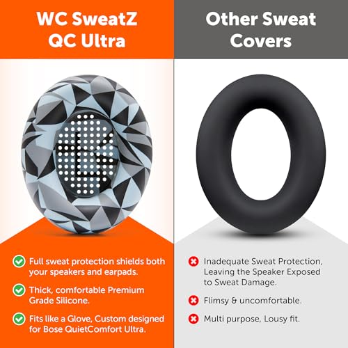 Image of WC SweatZ QC Ultra - Patented Covers for Bose QuietComfort Ultra Gen 1 & 2