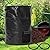 Large Compost Bin Bags,Garden Compost Bin Bags 80 Gallon(300L) Outdoor Collapsible Garden Yard Garbage Cans Fallen Leaf Bag (Black 1pc)