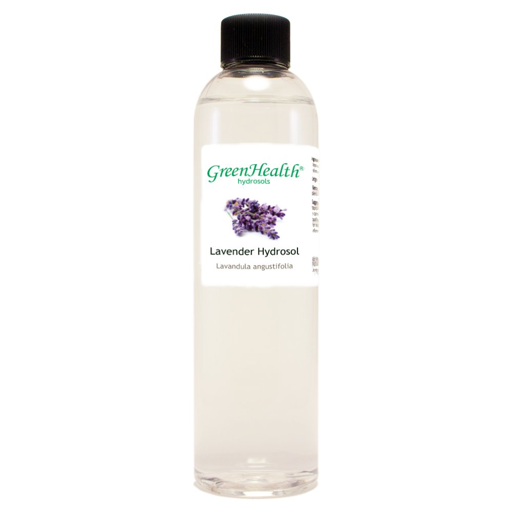 GreenHealth Lavender Hydrosol (Floral Water) - 8 fl oz Plastic Jug w/Cap - 100% Pure (NOT Oil)
